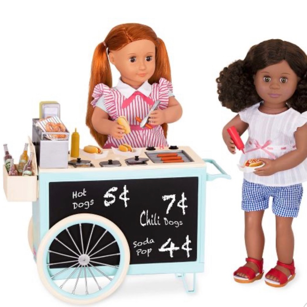 HOTDOG STAND for American Girl Doll/Our Generation